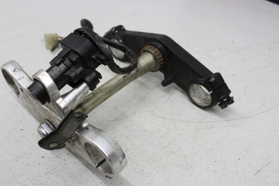 1998 KAWASAKI NINJA ZX6 ZX600E FRONT UPPER LOWER FORKS CLAMP TRIPLE TREE STEM