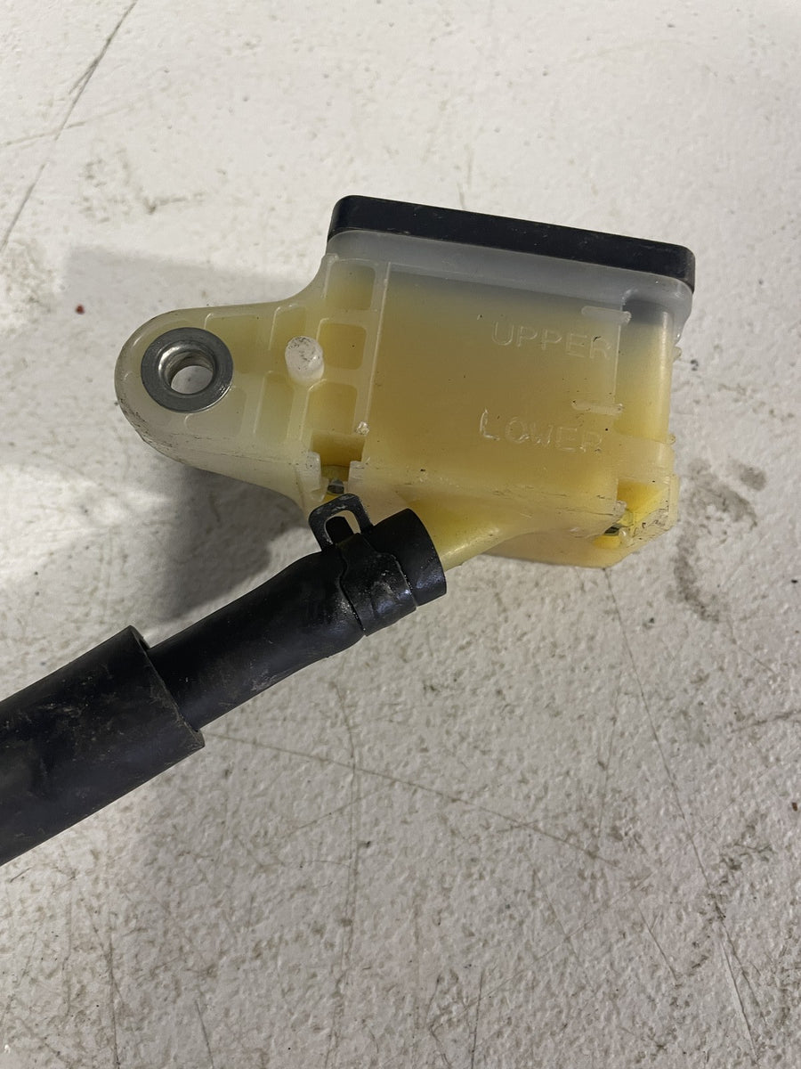 09-12 HONDA CBR600RR REAR BACK BRAKE MASTER CYLINDER W RESERVOIR