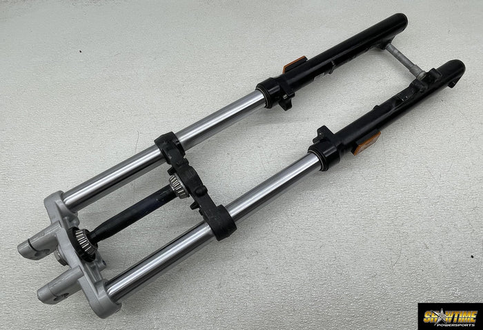 11-15 BMW G650 GS G650GS FRONT FORKS SHOCK SUSPENSION TRIPLE TREE STRAIGHT