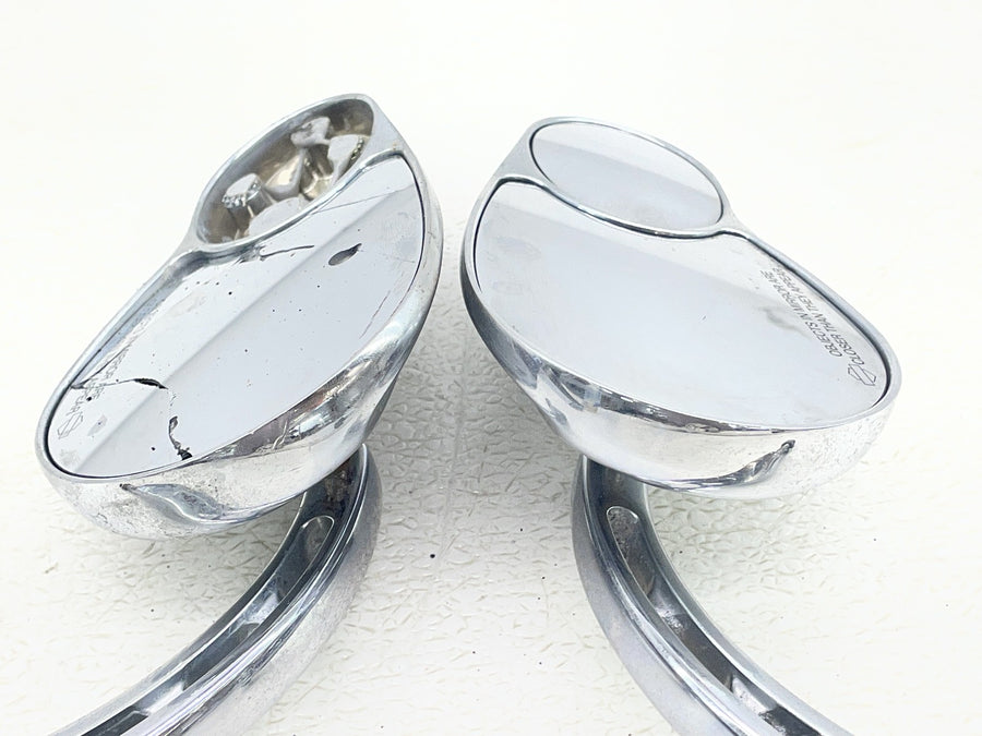 00-06 HARLEY-DAVIDSON SOFTAIL FXST SPLIT VISION REAR VIEW MIRROR SET PAIR MIRROR