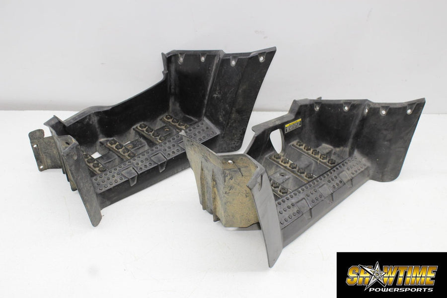 06-11 POLARIS HAWKEYE 300 LEFT RIGHT MUD SPLASH GUARDS FOOTWELLS