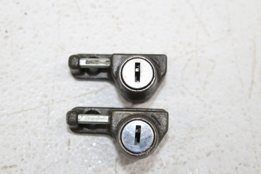 1987 KAWASAKI NINJA 500 EX500A IGNITION LOCK KEY SET W/ SEAT LOCK
