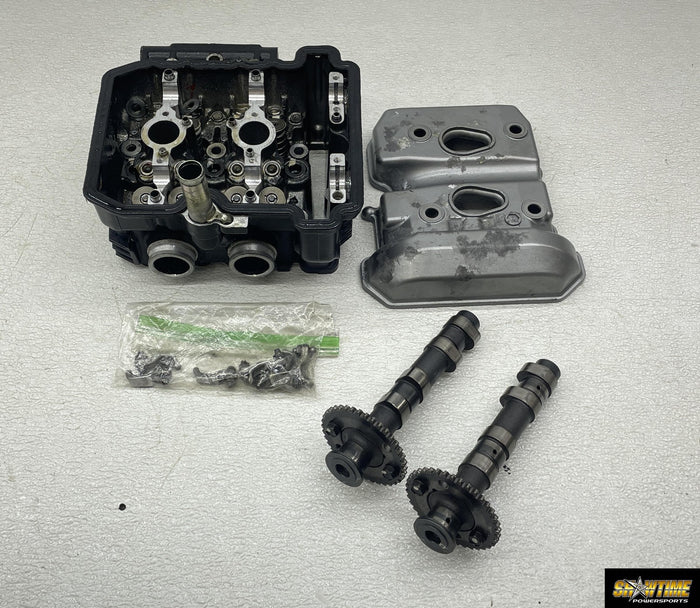 88-07 KAWASAKI NINJA 250 EX250 ENGINE TOP END CYLINDER HEAD CAMS VALVES COVER