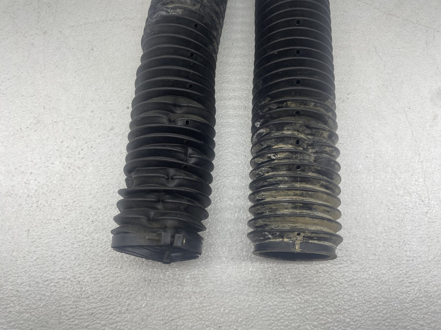 83-84 HONDA XR350R FRONT LEFT RIGHT FORK BOOTS GUARDS SHIELDS COVERS