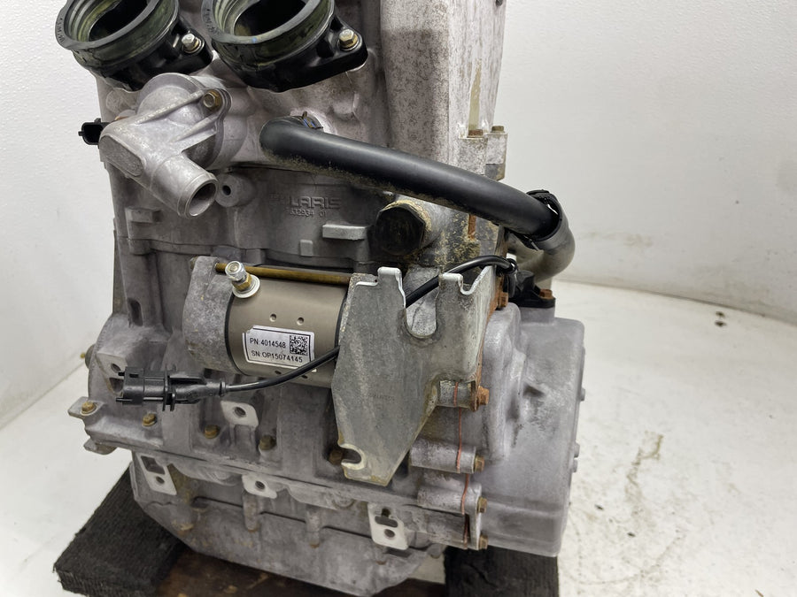 15-17 POLARIS RZR 900 ENGINE MOTOR CYLINDER HEAD CASES CRANK NICE RUNS CLEAN 2K