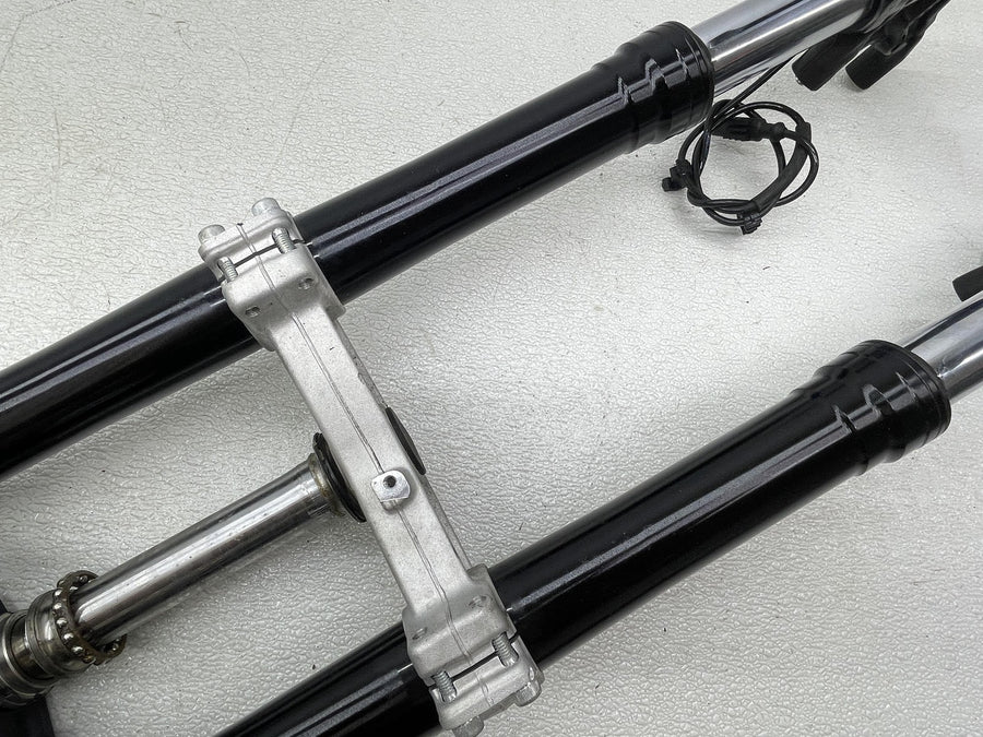 19-23 KAWASAKI NINJA ZX6R ZX636 FRONT END FORKS SUSPENSION TRIPLE TREE STRAIGHT