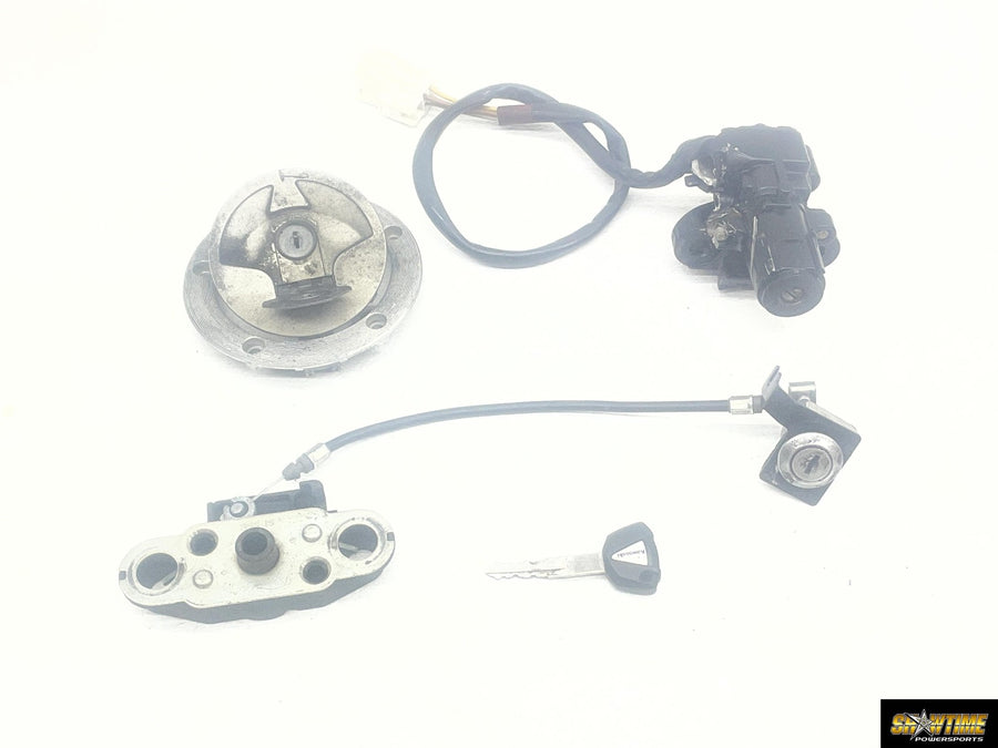 11-15 KAWASAKI NINJA ZX10R IGNITION LOCK KEY SET W/ GAS CAP AND SEAT LOCK