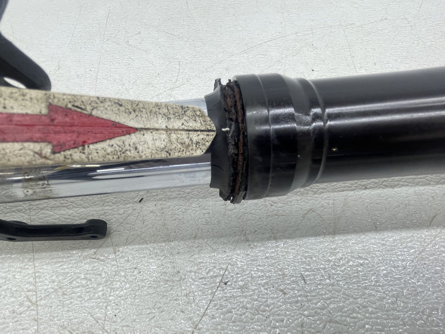 06-15 YAMAHA FZ1 FZ1S FRONT FORKS SHOCK SUSPENSION TRIPLE TREE STRAIGHT