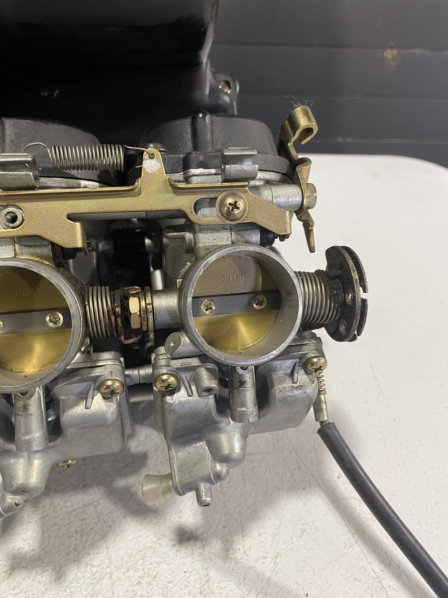 98-02 KAWASAKI NINJA ZX6R CARBS CARBURETORS AIRBOX TPS