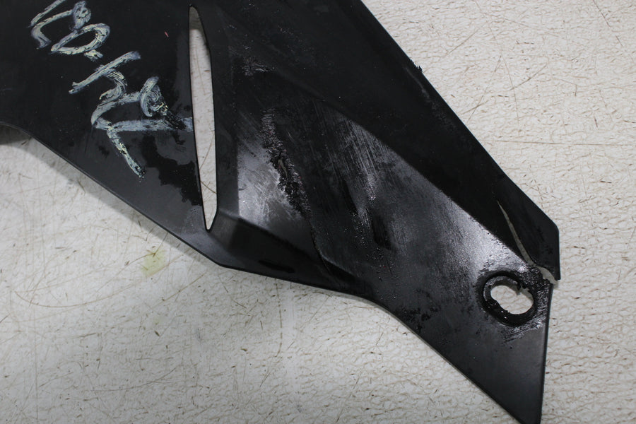 09-14 BMW S1000RR LEFT LOWER BOTTOM BELLY SIDE FAIRING COWL (SEE DESCP)