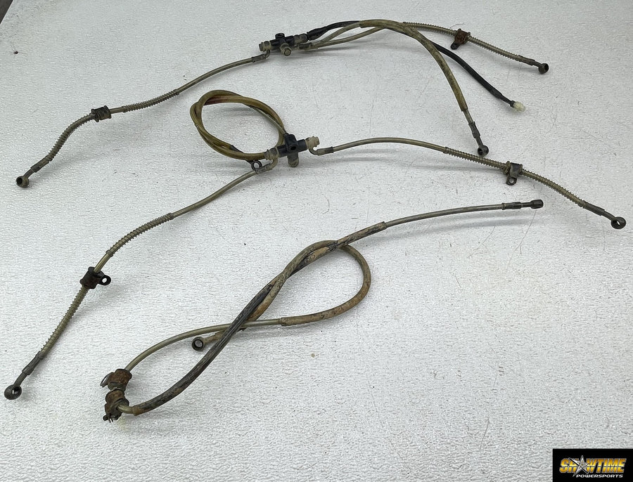 16-26 CF-MOTO CFORCE 400 400S FRONT REAR BACK BRAKE HOSES LINES SET
