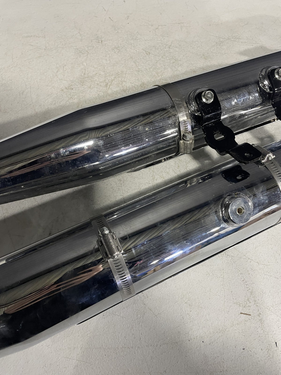 08 HARLEY-DAVIDSON SOFTAIL DELUXE FLSTN MUFFLER EXHAUST HEADER PIPES