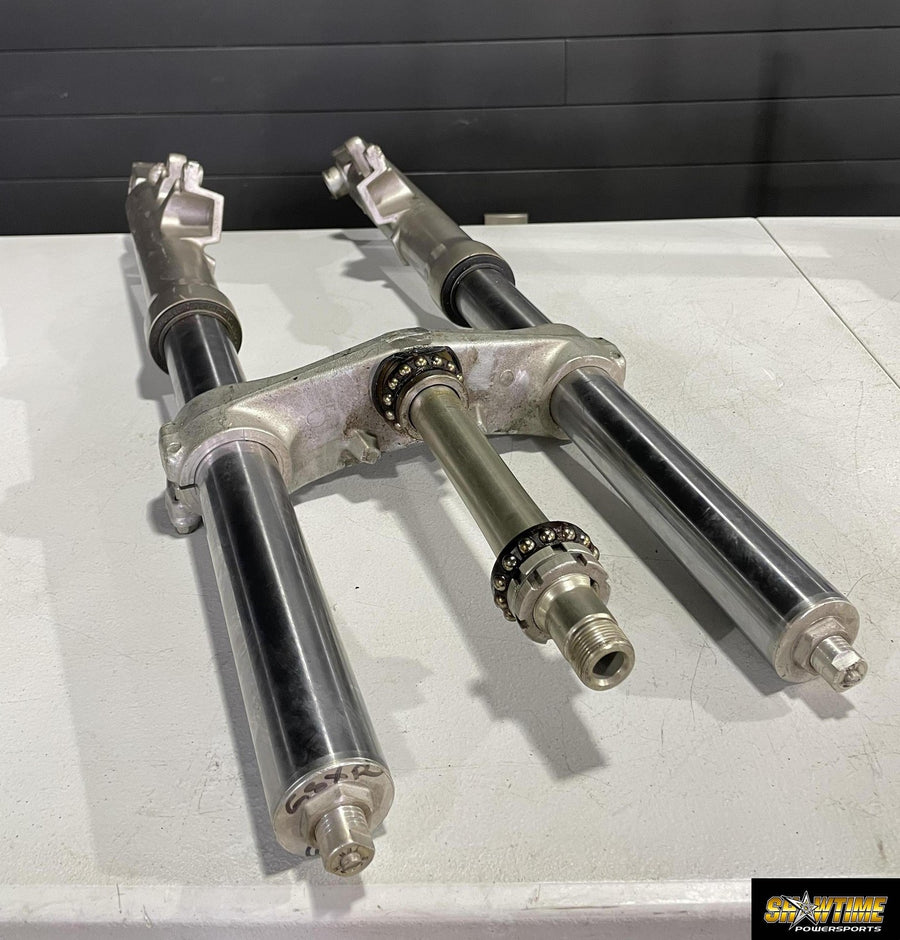 97-00 SUZUKI GSXR600 FRONT FORKS SHOCK SUSPENSION SET LOWER TRIPLE TREE
