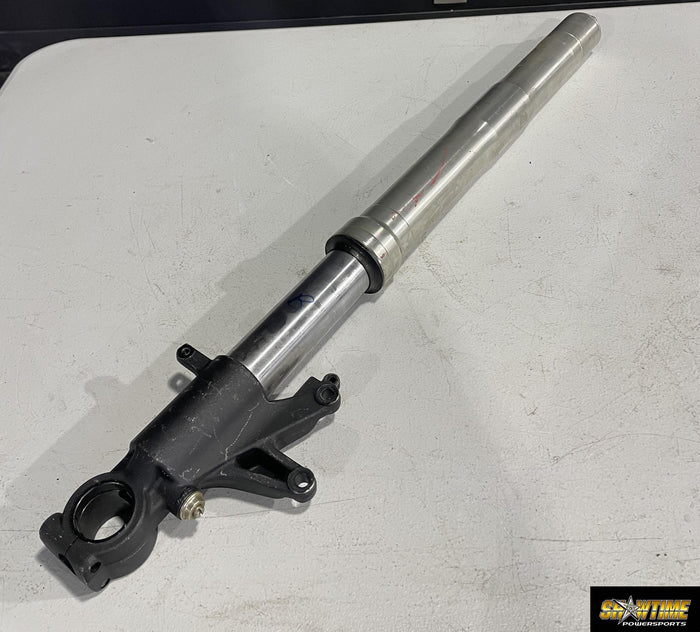 00-01 HONDA CBR929RR LEFT FRONT FORK SHOCK SUSPENSION BENT