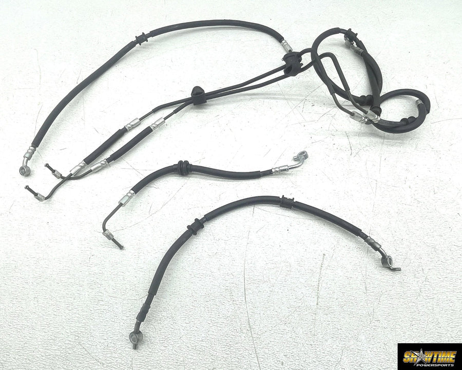 15-21 KAWASAKI VERSYS 650 KLE650 ABS BRAKE LINES HOSES HOSE LINE FRONT REAR SET