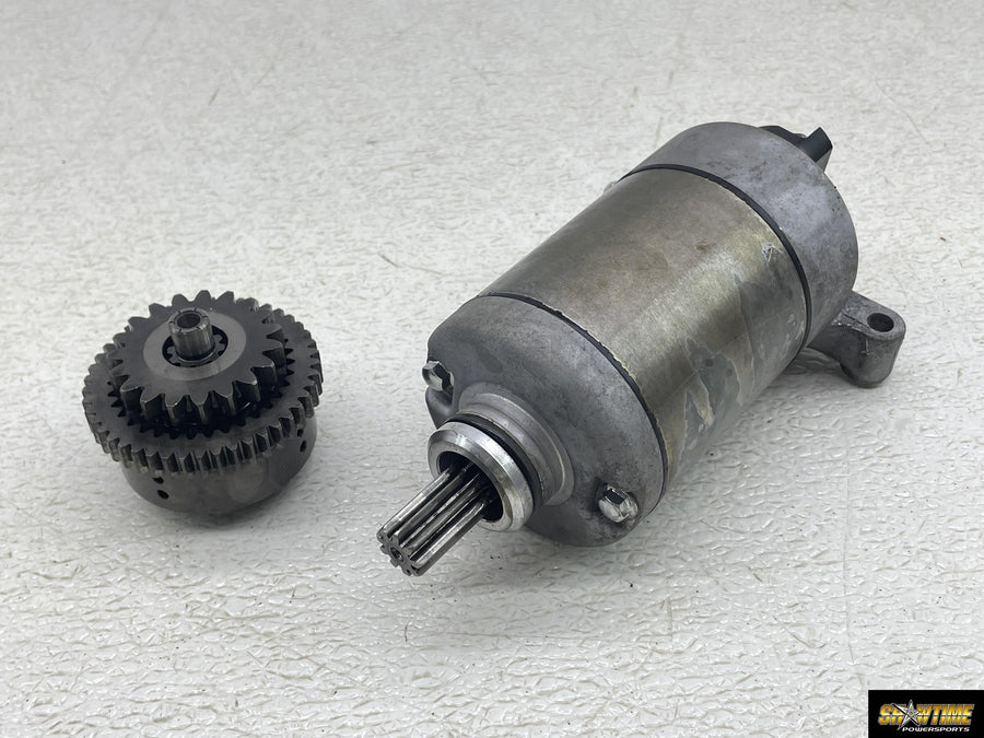 07-13 YAMAHA GRIZZLY 700 YFM700 ENGINE STARTING STARTER MOTOR -DC 12V GEAR