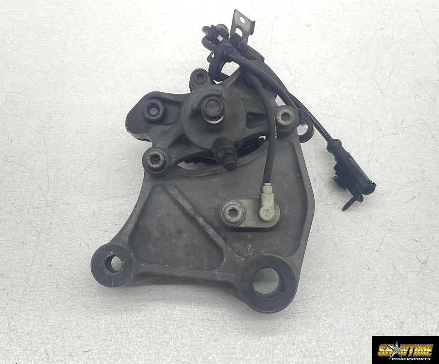 10-14 KAWASAKI CONCOURS 14 ZG1400 ABS REAR BACK BRAKE CALIPER MOUNT SPEED SENSOR