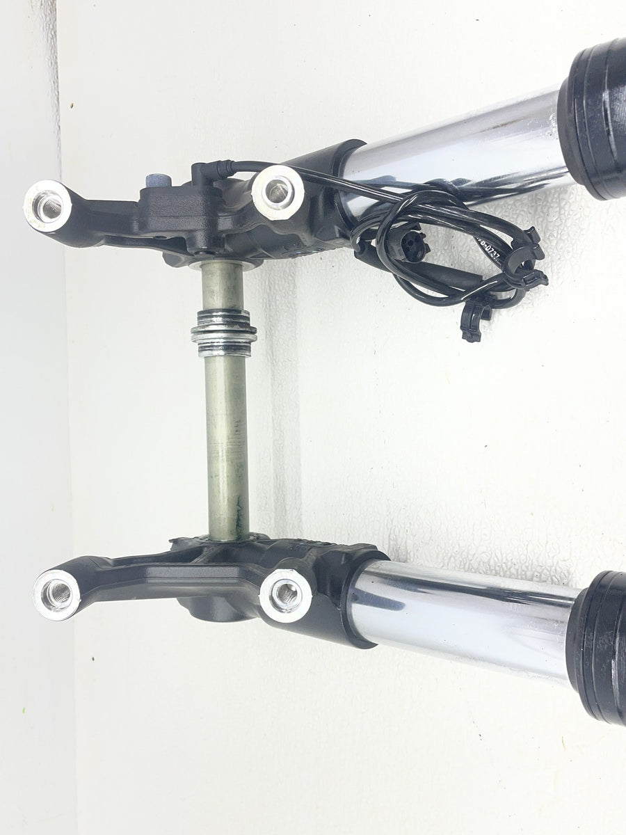 19-23 KAWASAKI NINJA ZX6R ZX636 FRONT END FORKS SUSPENSION TRIPLE TREE STRAIGHT