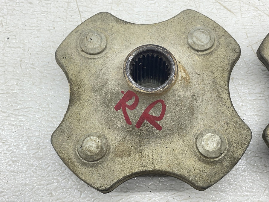 91-96 HONDA FOURTRAX 200 TRX200 TYPE II REAR BACK WHEEL RIGHT LEFT HUBS HUB SET