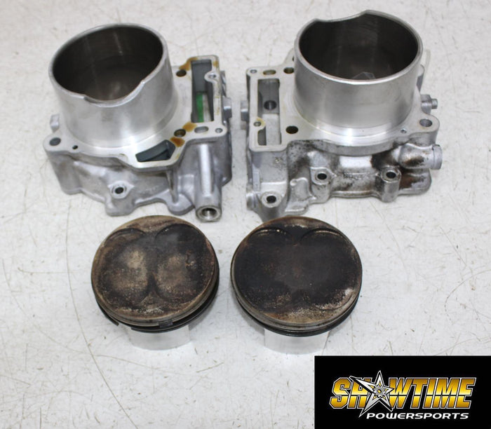 01-05 APRILIA RST1000 FUTURA FRONT REAR ENGINE MOTOR CYLINDER JUG BLOCK PAIR