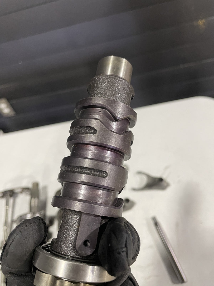 09-14 YAMAHA YZF R1 ENGINE TRANSMISSION GEARS OUTPUT MAIN SHAFT