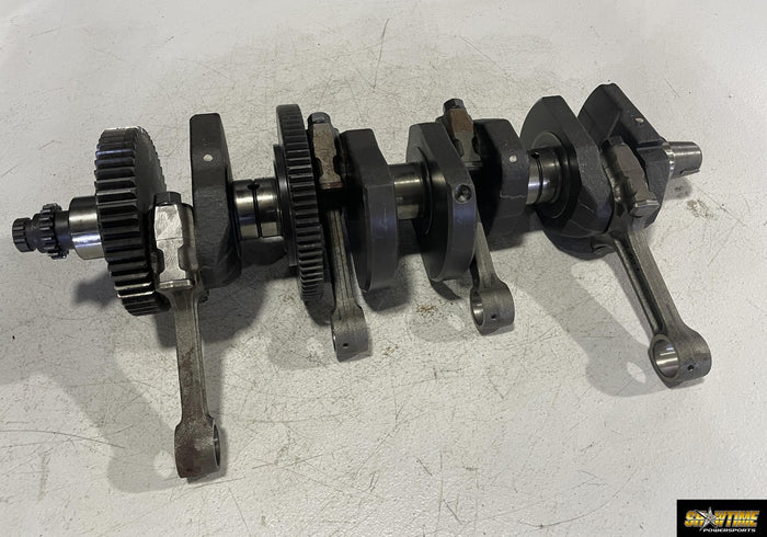 00-01 KAWASAKI NINJA ZX12R ENGINE MOTOR CRANKSHAFT CRANK SHAFT W PISTONS RODS
