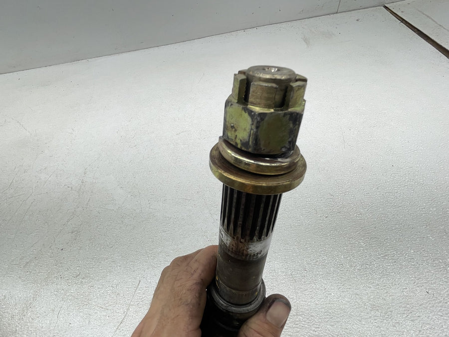 04-10 KUBOTA RTV900 REAR LEFT CV AXLE BACK WHEEL PIVOT BOLT AXEL SHAFT