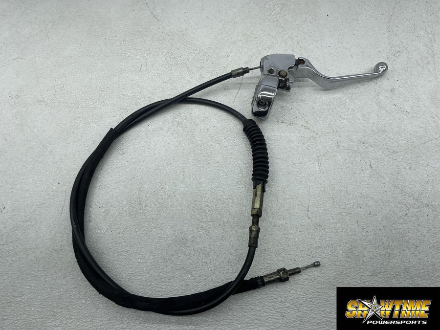 00-05 HARLEY-DAVIDSON DYNA LOW RIDER FXDL CHROME CLUTCH PERCH LEVER W/ CABLE