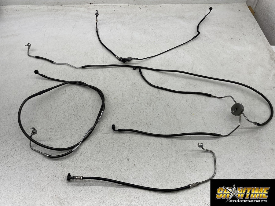 07-11 HARLEY-DAVIDSON STREET GLIDE FLHX BRAKE LINES HOSES HOSE LINE SET