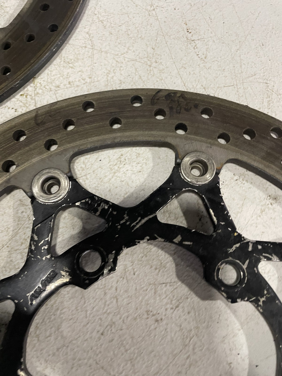 05-06 SUZUKI GSXR1000 FRONT LEFT RIGHT BRAKE ROTORS DISCS 59210-41G00