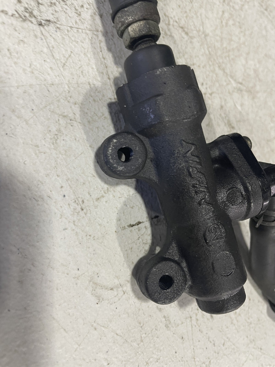 09-12 HONDA CBR600RR REAR BACK BRAKE MASTER CYLINDER W RESERVOIR