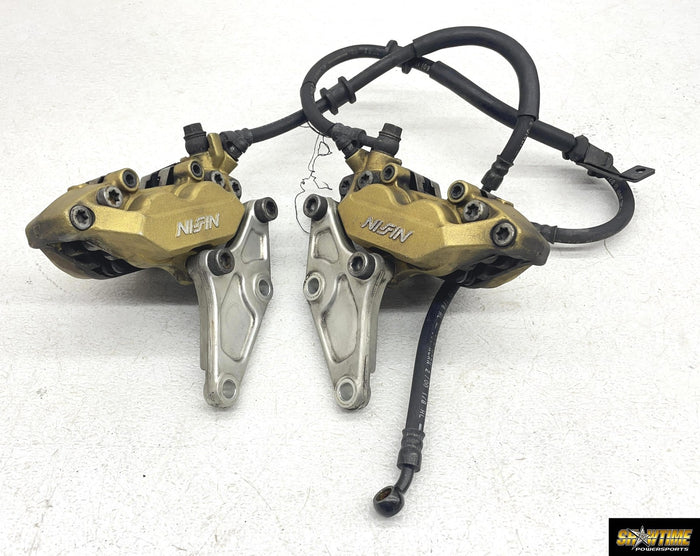 00-01 HONDA RVT1000R RC51 SP1 RIGHT LEFT FRONT BRAKE CALIPER SET PAIR CALIPERS