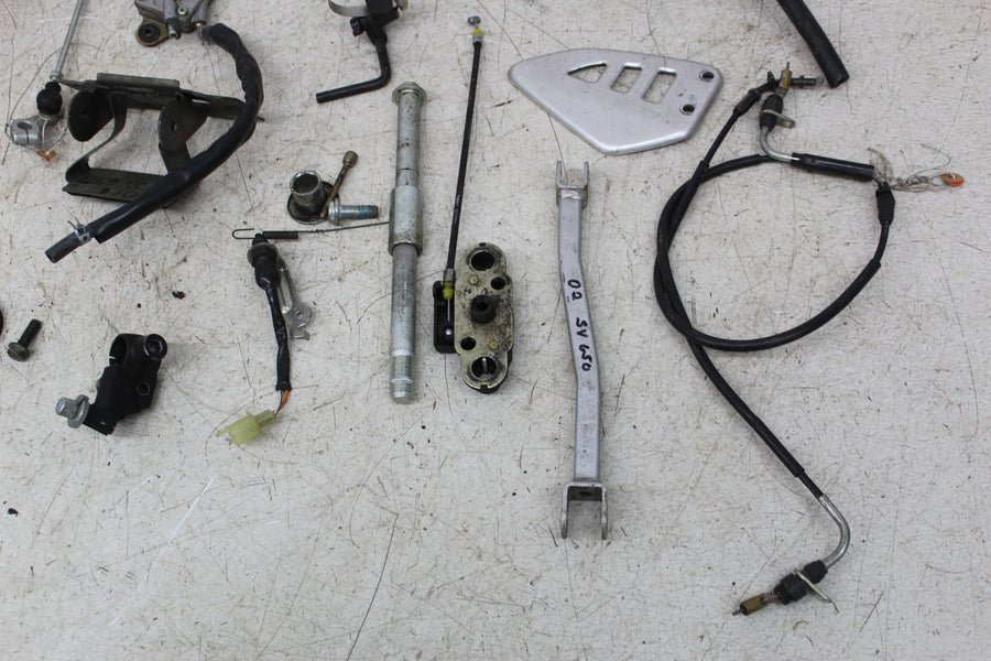 2002 SUZUKI SV650 PARTS HARDWARE NUTS BOLTS REAR MASTER BRACKETS COILS