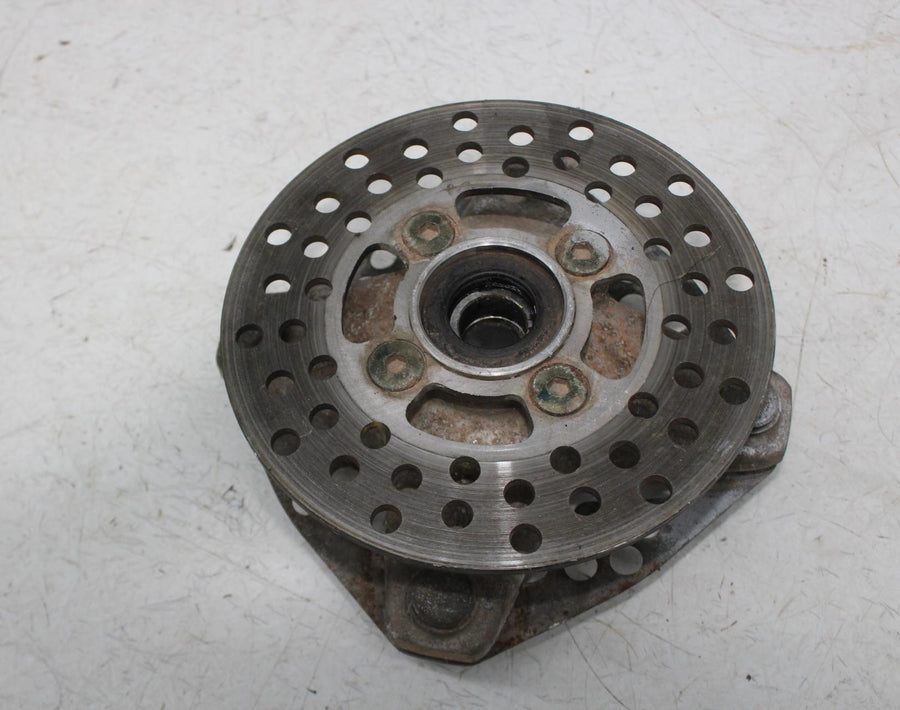 01-05 YAMAHA RAPTOR YFM 660 FRONT WHEEL LEFT HUB ROTOR SPINDLE