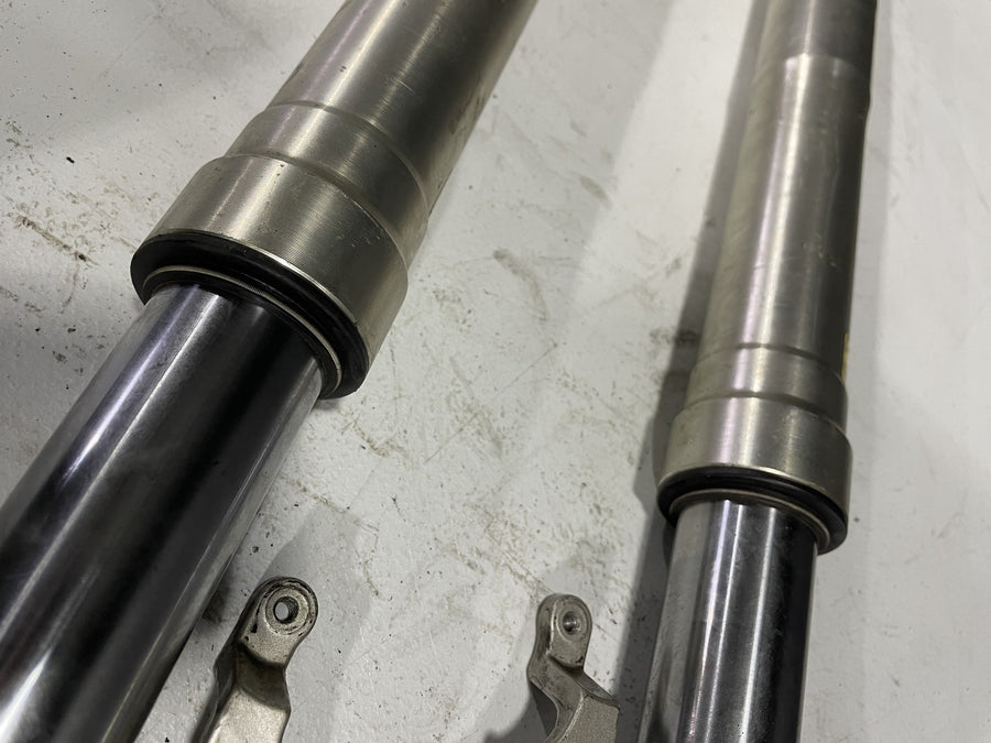 00-03 SUZUKI GSXR750 FRONT FORKS SHOCK SUSPENSION SET PAIR