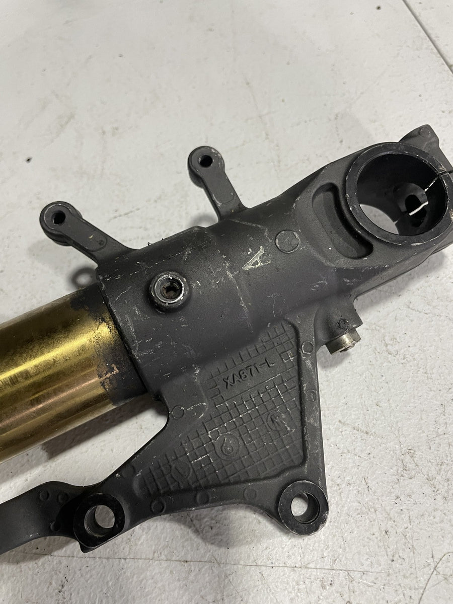 01-02 SUZUKI GSXR1000 LEFT FRONT FORK SHOCK SUSPENSION