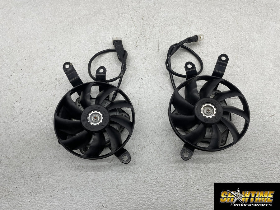06-15 YAMAHA FZ1 ENGINE RADIATOR COOLING FANS SET PAIR