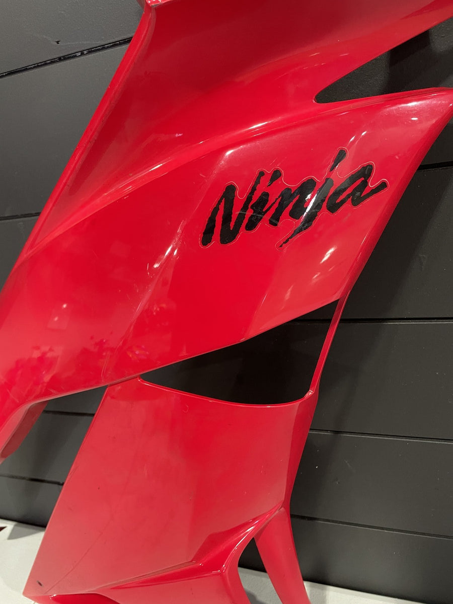 09-12 KAWASAKI NINJA ZX6R RIGHT LOWER MID UPPER SIDE FAIRING COWL
