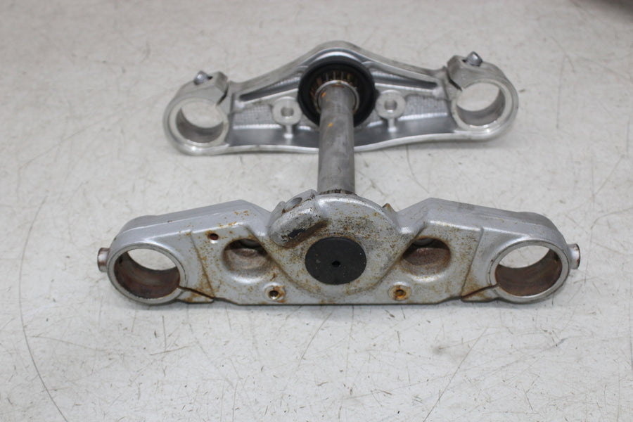 06-11 KAWASAKI VULCAN VN900 CLASSIC FRONT UPPER LOWER FORKS CLAMP TRIPLE TREE