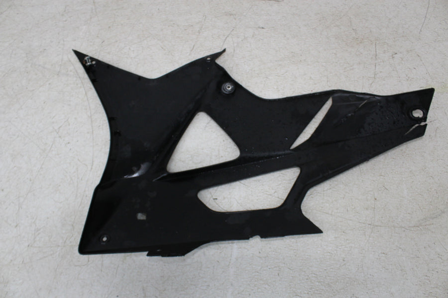 09-14 BMW S1000RR LEFT LOWER BOTTOM BELLY SIDE FAIRING COWL (SEE DESCP)